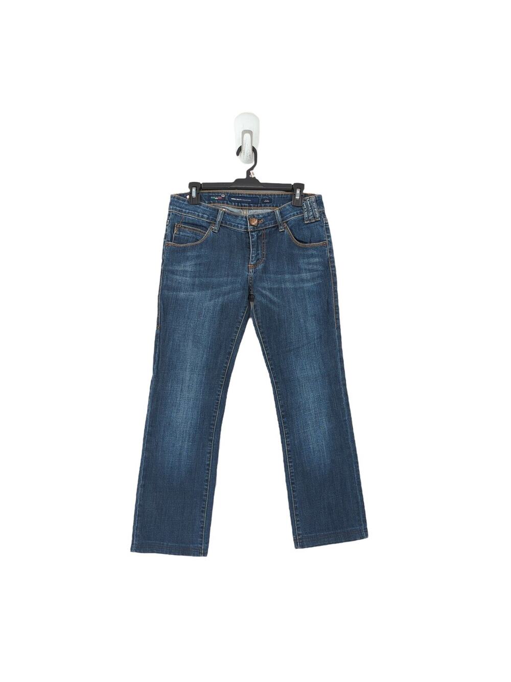 Miss Sixty Women 30 Radio Jeans Blue Skinny Low Rise Y2K Studded Embossed VTG